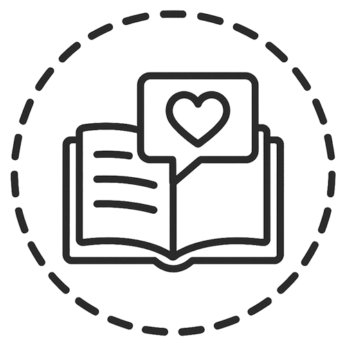 icon_03 Symbol eines Buches mit Herz
